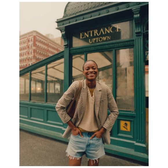 [NWT] Madewell Denim Cutoff Shorts in Light Wash - Picture 3 of 5